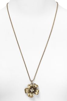 Marc By Marc Jacobs Flower Pendant Necklace 28 - Lyst