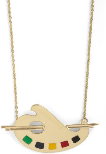 ModCloth Palette It Shine Necklace - Lyst