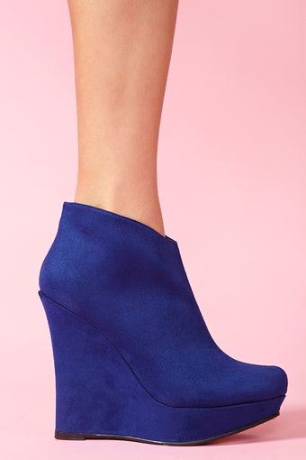 Nasty Gal Brooke Wedge Boot - Lyst