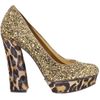 Nine West Vividly Pumps in Gold (gold bronze/glitter) - Lyst