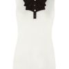 Oasis Oasis Pleat Bow Detail Top Whiteblack in White - Lyst
