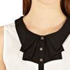 Oasis Oasis Pleat Bow Detail Top Whiteblack in White - Lyst