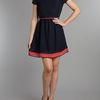 Pussycat Pussycat Tie Waist Dress in Blue (navy) - Lyst