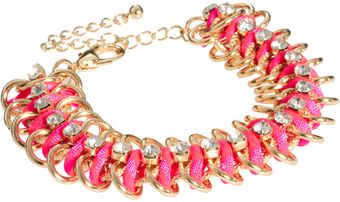 River Island Fluro Chain Bracelet - Lyst