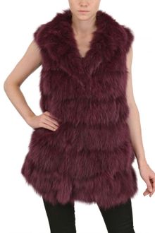 Simonetta Ravizza Fox Fur Vest - Lyst