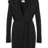 Temperley London Adamina Silktrimmed Wool Cardicoat in Black - Lyst