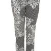 Topshop Paisley Cigarette Trousers in Black - Lyst