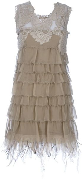 Alberta Ferretti Layered Dress - Lyst