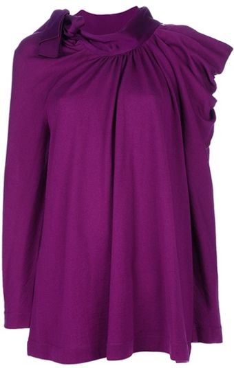 Alberta Ferretti Open Shoulder Top - Lyst