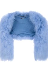 Alexander Mcqueen Archive Faux-fur Shrug