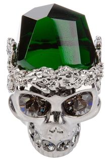 Alexander McQueen Skull Ring - Lyst
