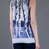 Balenciaga Silver Birch Sleeveless Top in Blue (silver) - Lyst