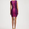 Bcbgmaxazria Aliza Dress in Purple (black) - Lyst