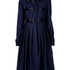 Burberry Toggle Coat in Blue (navy) - Lyst