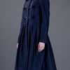 Burberry Toggle Coat in Blue (navy) - Lyst