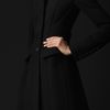 Burberry Prorsum Crêpe Wool Tailored Coat in Black - Lyst