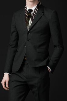 Burberry Prorsum Skinny Fit Prince Of Wales Check Wool Jacket - Lyst