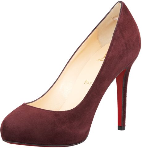 Christian Louboutin New Declic in Red (navy) - Lyst