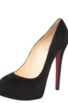 Christian Louboutin Bianca Suede Platform Pump - Lyst