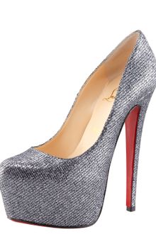 Christian Louboutin Daffodil Glitter Platform Pump - Lyst