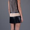 Dsquared2 Leather Blend Dress in Black - Lyst