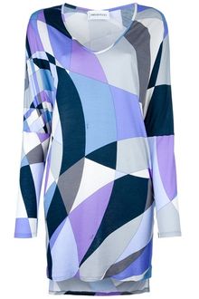 Emilio Pucci Oversize Print Top - Lyst