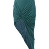 Helmut Lang Drape Skirt in Green - Lyst