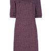 Marni Patterned Dress in Purple (burgundy) - Lyst