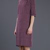 Marni Patterned Dress in Purple (burgundy) - Lyst