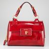 Prada Spazzolato Medium Shoulder Bag in Red - Lyst