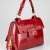 Prada Spazzolato Medium Shoulder Bag in Red - Lyst