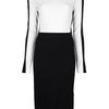 Stella Mccartney Compact Jersey Dress in Black - Lyst