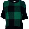 Stella Mccartney Checked Tshirt in Black (green) - Lyst