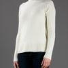The Row Turtle Neck Sweater in White - Lyst