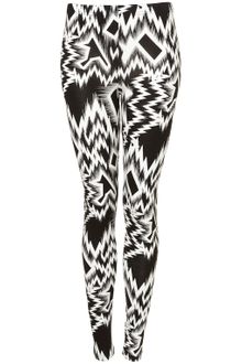 Topshop Aztec Print Legging - Lyst