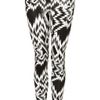 Topshop Aztec Print Legging in Black - Lyst