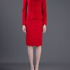 Valentino Pencil Skirt in Red - Lyst