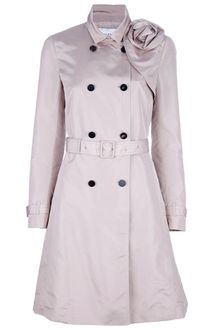 Valentino Double-Breasted Trench Coat - Lyst