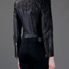 Versace Quilted Leather Jacket in Black - Lyst