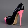 Casadei Leather Pump in Black - Lyst