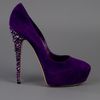 Casadei Gem Detail Pump in Purple - Lyst