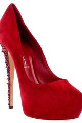Casadei Suede Pump