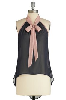 ModCloth Loved Sheerly Top - Lyst