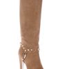 Valentino Buckle Detail Boot in Beige (brown) - Lyst