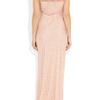 Nina Ricci Draped Floral Lace Gown in Pink (rose) - Lyst