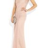 Nina Ricci Draped Floral Lace Gown in Pink (rose) - Lyst
