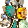 Oscar De La Renta GoldPlated Crystal Clip Earrings in Gold - Lyst