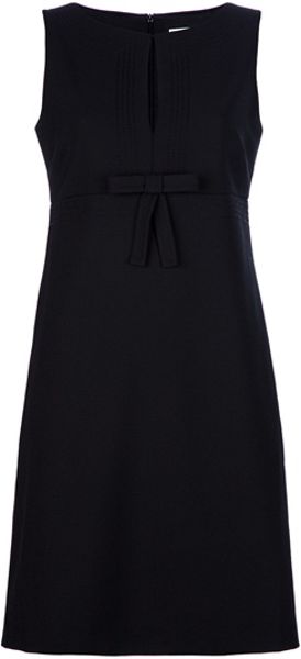 Red Valentino Sleeveless Dress in Black - Lyst