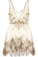 Rosamosario Classica Bellezza Lacetrimmed Silkcreponne Camisole