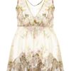 Rosamosario Classica Bellezza Lacetrimmed Silkcreponne Camisole in Multicolor (multicolored) - Lyst
